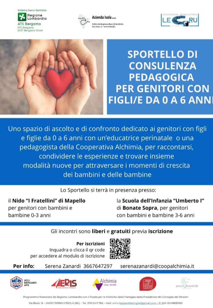 Sportello consulenza pedagogica